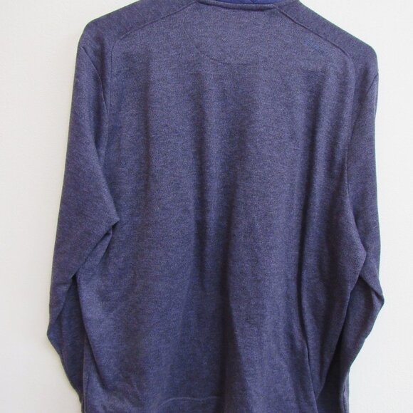 Johnnie-O Reflex Fleece Jam Purple Long Sleeve 1/4 Zip Pullover XL - Picture 3 of 3